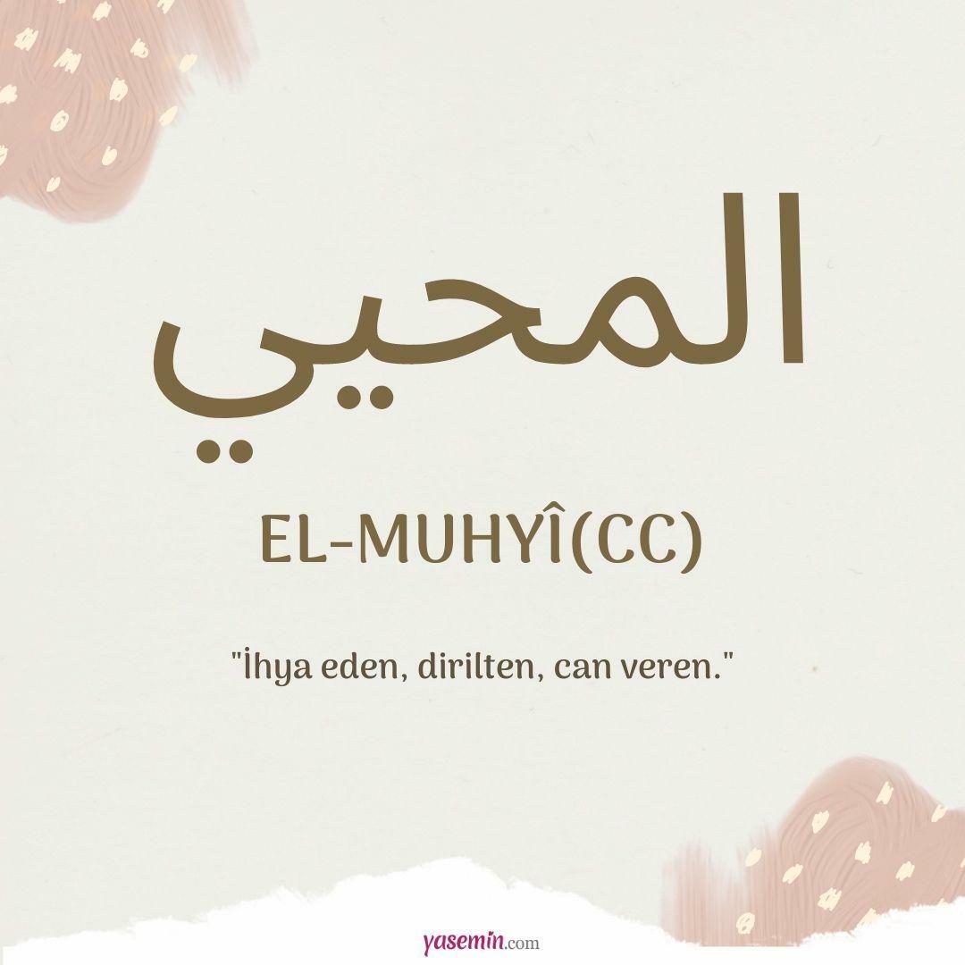 Čo znamená al-Muhyi (cc)?
