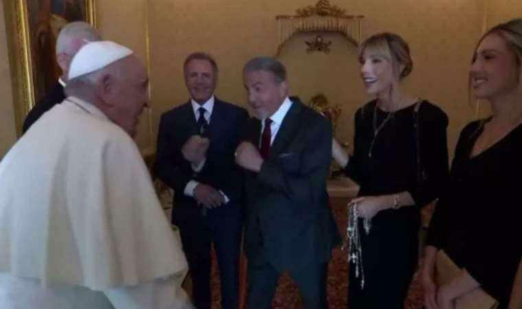 Zaujímavý dialóg medzi Sylvesterom Stallonem a pápežom Františkom