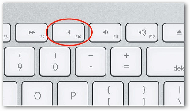 Stlmenie klávesnice Mac