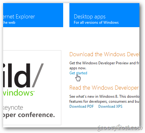 stránka na stiahnutie systému Windows 8