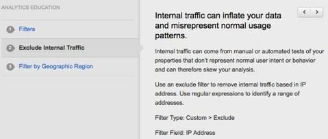 filter IP adries