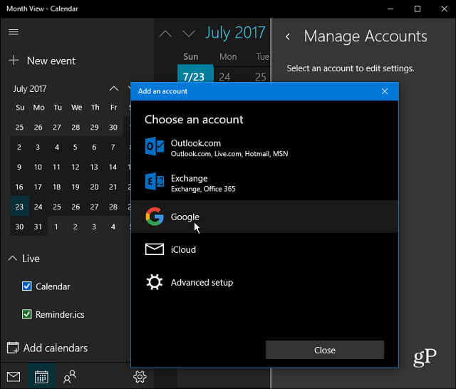 Spravujte svoj Kalendár Google pomocou aplikácie Cortana v systéme Windows 10