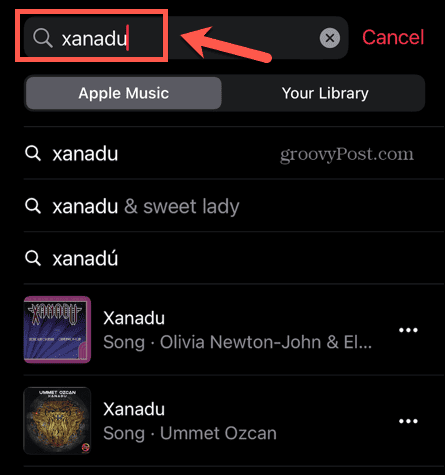 vyhľadávací dopyt apple music