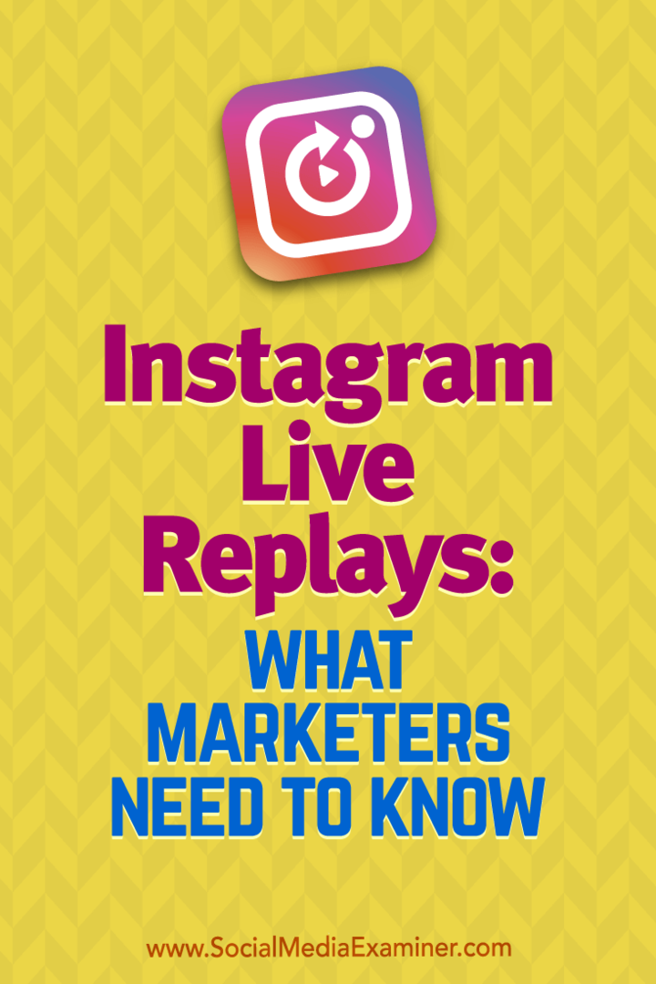 Živé záznamy z Instagramu: Čo musia marketingoví pracovníci vedieť: Vyšetrovateľ v sociálnych sieťach