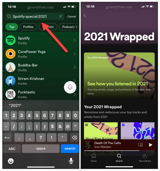 Hľadať Spotify Wrapped