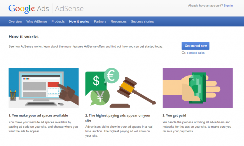 Google AdSense vám môže poskytnúť predstavu o tom, čo by každé umiestnenie na vašom webe mohlo mať hodnotu. 
