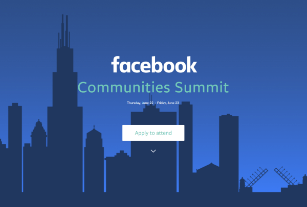 Facebook bude hostiť prvý samit facebookových komunít 22. a 23. júna v Chicagu.