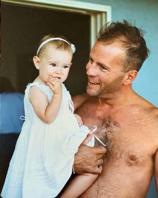 Bruce Willis a jeho dcéra Rumer Willis