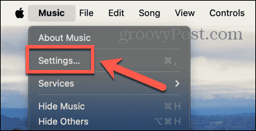 nastavenia hudby apple pre mac
