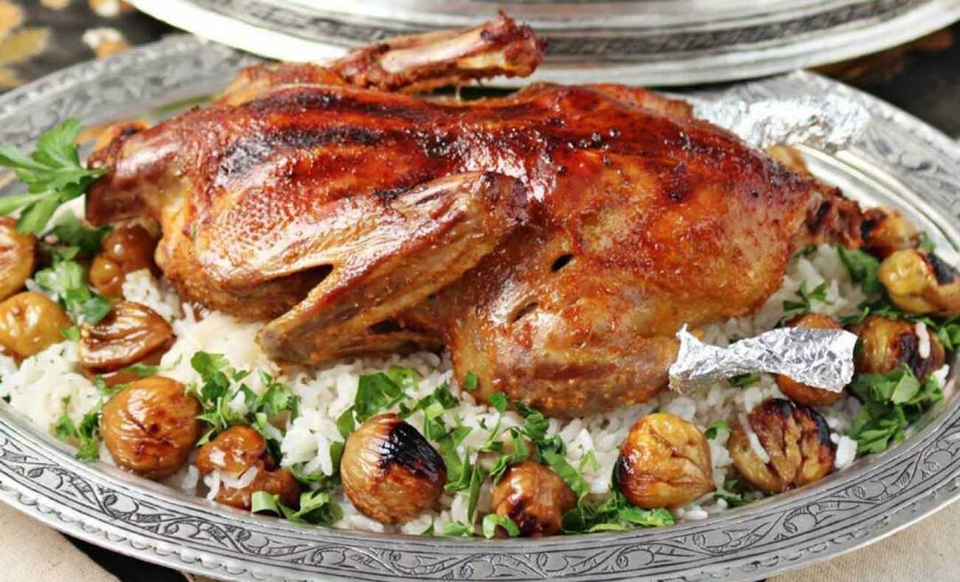 Ako pripraviť ryžu plnenú husacím mäsom? Recept na lahodnú chuť ramadánu, husacieho mäsa a plnenej ryže