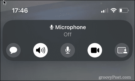 facetime audio vypnuté iphone