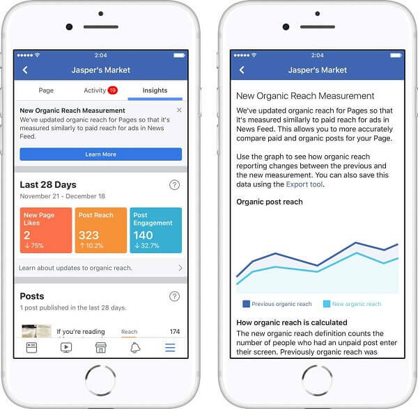 Spoločnosť Facebook uviedla na trh dve nové aktualizácie nástroja Page Insights, ktoré sľubujú, že podnikom pomôžu pochopiť výsledky, na ktorých záleží najviac.
