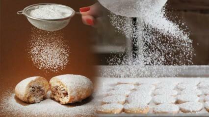Čo je práškový cukor a aká zložka je práškový cukor? Použitie práškového cukru