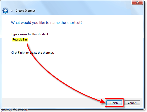 Prístup do koša z ponuky Štart v systéme Windows 7