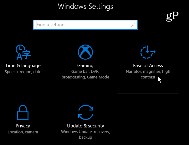 2 Ľahký prístup k nastaveniam systému Windows 10