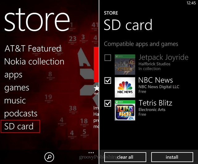Aplikácia Sideload pre Windows Phone