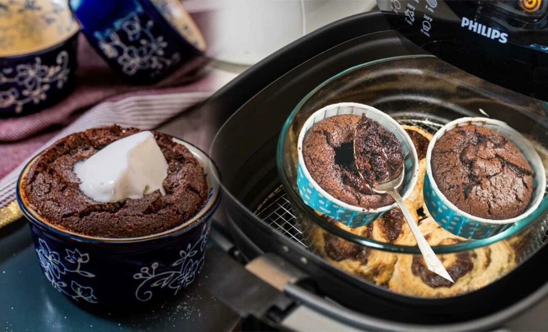 Ako pripraviť sufle v Airfryer? Koľko minút a koľko stupňov má suflé v Airfryer?