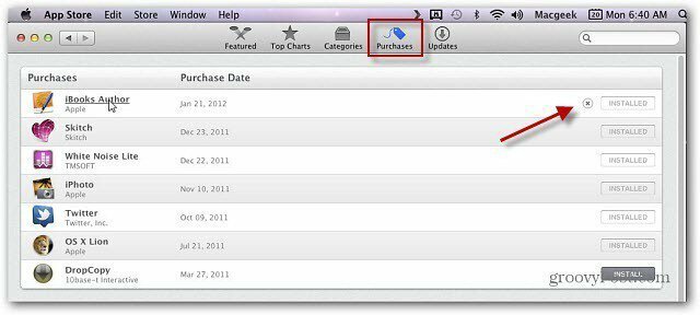 Ikona obchodu Mac App Store