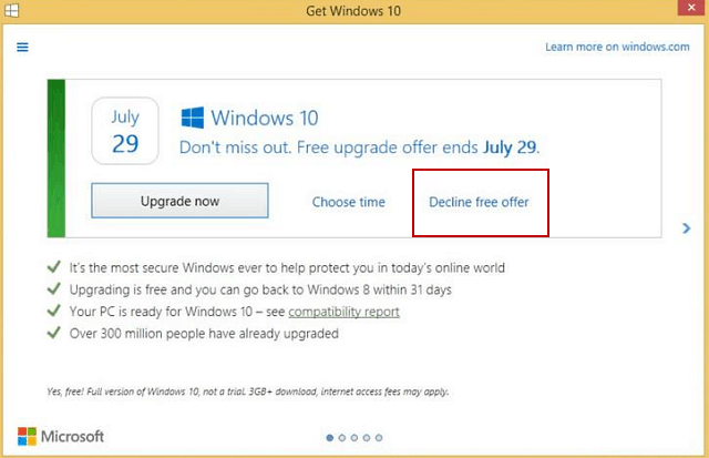 Spoločnosť Microsoft zjednodušuje bezplatnú inováciu systému Windows 10