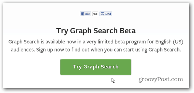 Vyhľadávanie v grafoch Facebook Beta