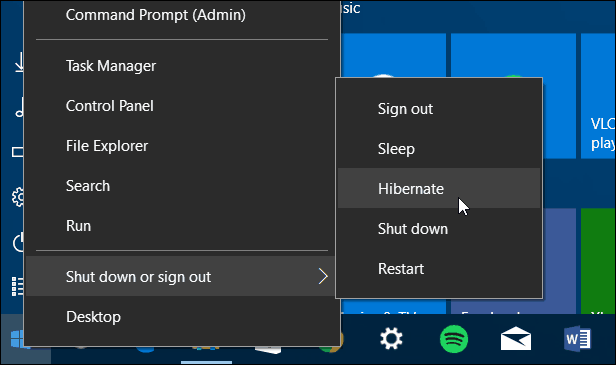 Kontextové menu Windows 10 Fall Update