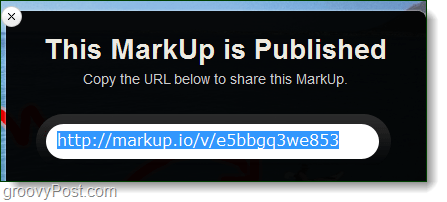 markup.io zverejnená adresa URL