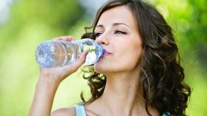 Škodlivé pitie menej vody