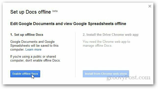 Ako povoliť a nastaviť Dokumenty Google offline