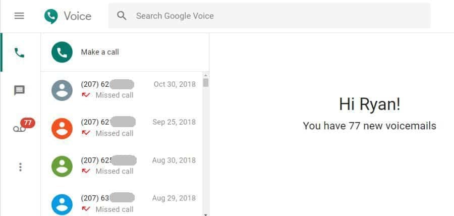google hlasové hovory
