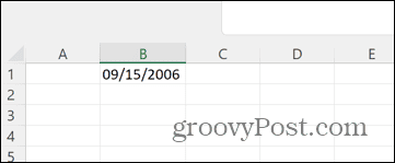 Excel prevedený dátum
