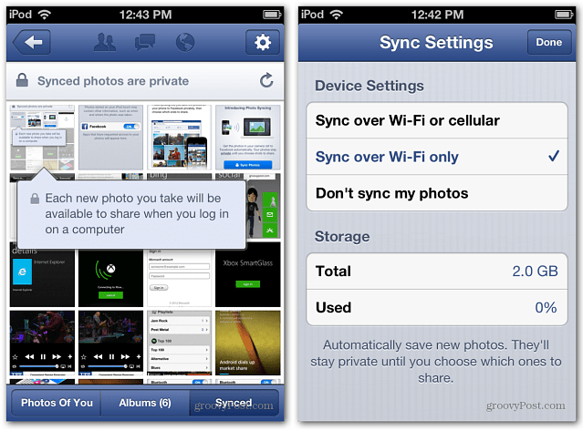 Ako používať synchronizáciu fotografií Facebook v systéme Android a iOS