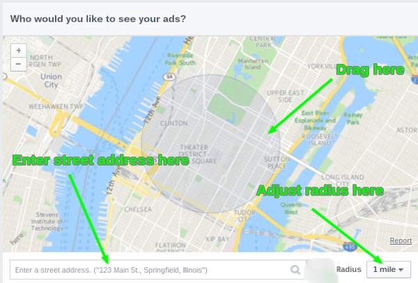 nástroj na mapovanie facebookových reklám