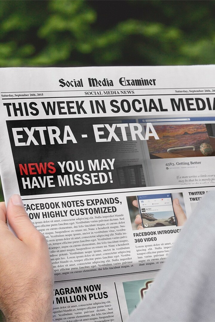 Vylepšenie poznámok na Facebooku: Tento týždeň v sociálnych médiách: Examiner sociálnych médií
