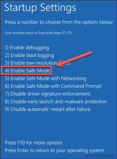 Windows 11 povoliť núdzový režim