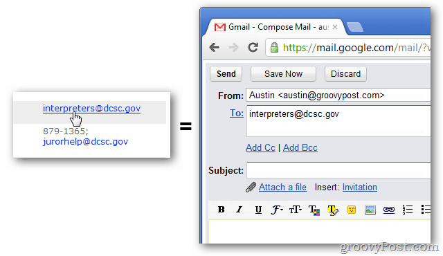 Predvolený e-mail Gmailu Chrome