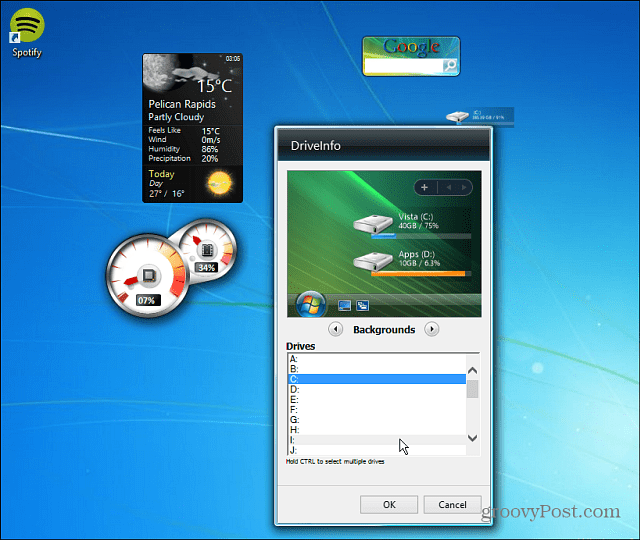 Ako pridať Desktop Gadgets späť do Windows 8