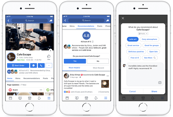 Facebook na svojej platforme prepracoval stránky viac ako 80 miliónov firiem, aby uľahčil ľuďom interakciu s miestnymi podnikmi a hľadanie toho, čo najviac potrebujú.