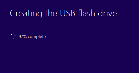Vytvára sa USB