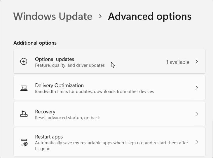 voliteľné aktualizácie manuálne inštalujú ovládače zariadení do systému Windows