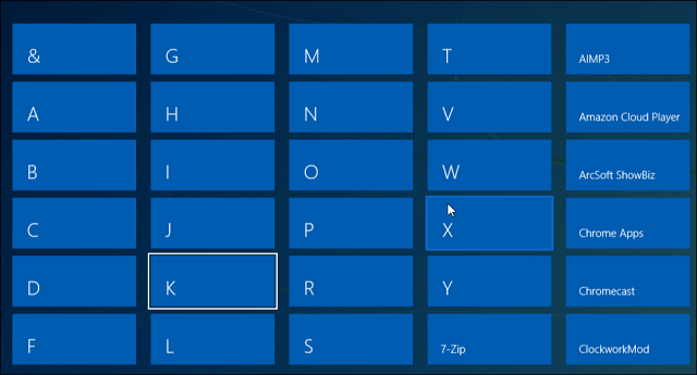 Windows 8.1 Tip: Nájdite aplikácie podľa krstného mena