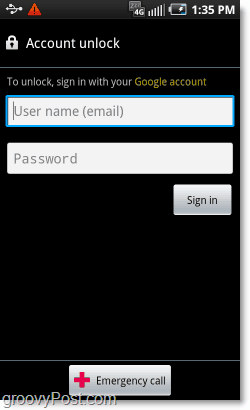 odomknite účet pomocou google, keď zabudnete svoje heslo