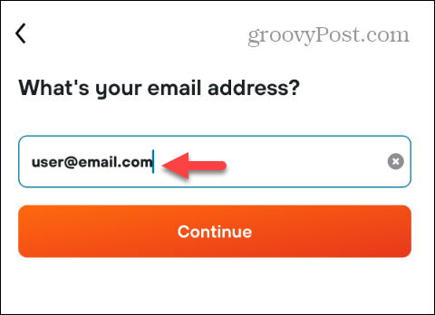 vložte emailovú adresu