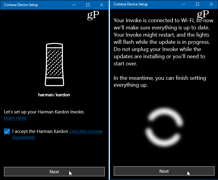 Aplikácia Nastavenie zariadenia Cortana Windows 10