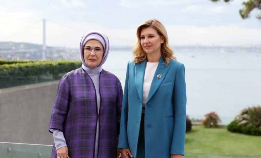 Emine Erdoğan hostila Olenu Zelenskú, manželku prezidenta Ukrajiny!
