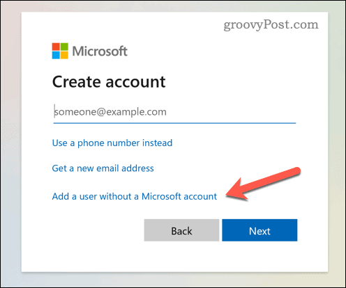 Pridajte lokálny používateľský účet v systéme Windows 11