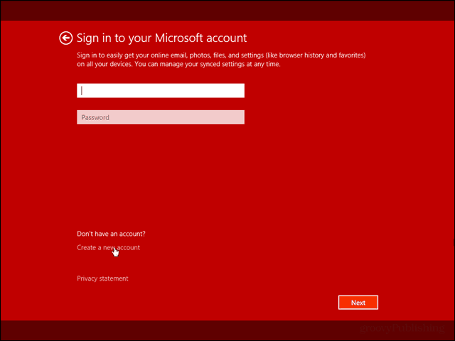 prihláste sa na svoj účet Microsoft