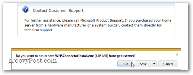 Ako pridať klientske PC so systémom Windows 7 na Windows Home Server [verzia 1]