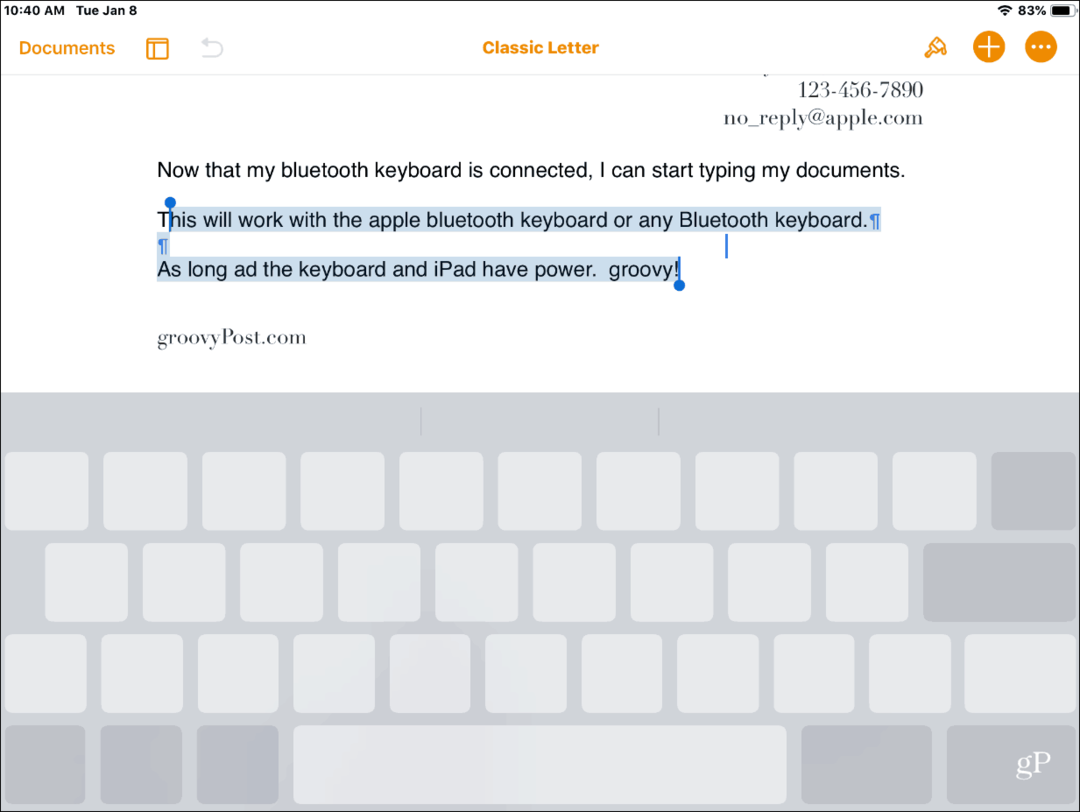 Šesť základných tipov pre klávesnici na písanie na vašom iPhone alebo iPad