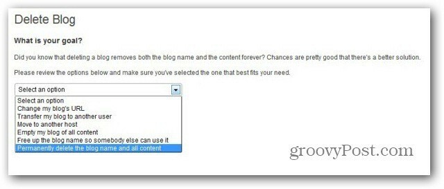 Ako odstrániť blog Wordpress.com alebo ho nastaviť ako súkromný