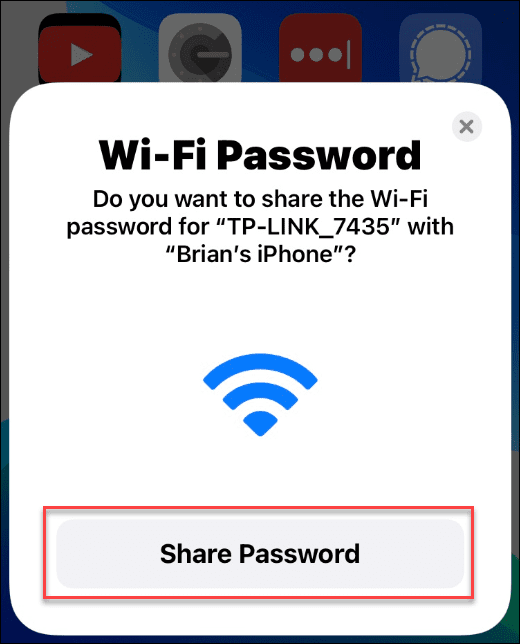 Zdieľajte heslo Wi-Fi na iPhone